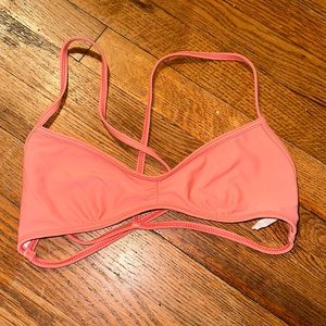Pink swim top